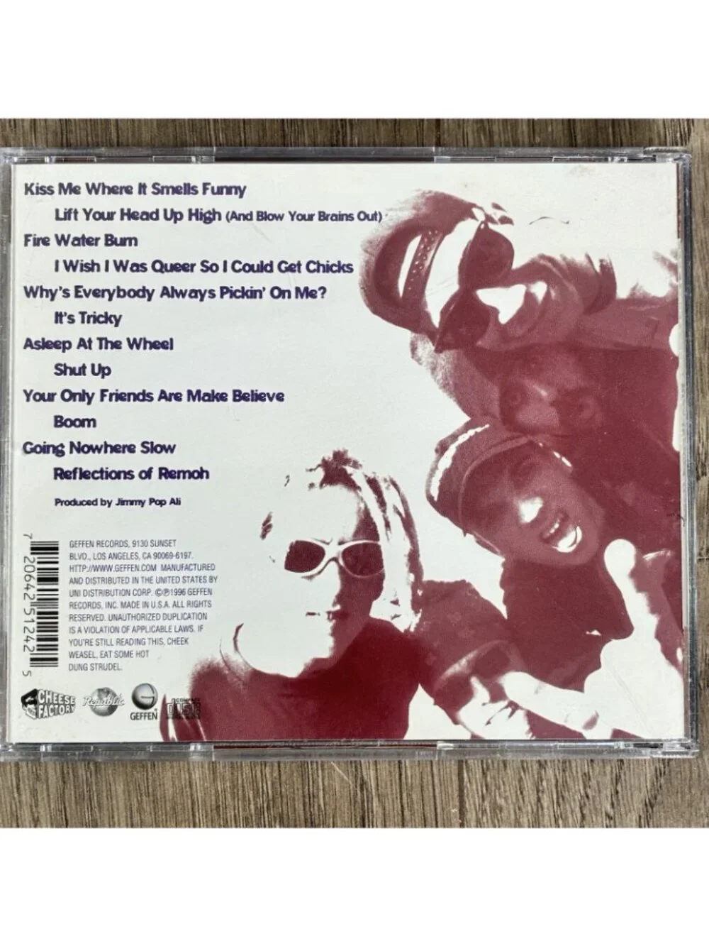 Bloodhound Gang One Fierce Beer Coaster Promo CD 1996 Rare Geffen 90s Alt Rock - Picture 2 of 11